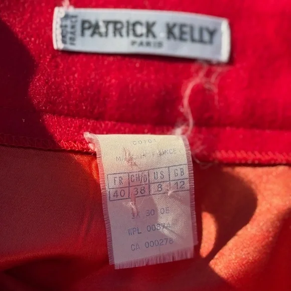 Patrick Kelly Paris vintage couture pencil skirt - size 8 - Picture 4 of 4